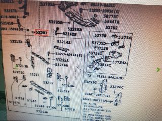 bontott TOYOTA AVENSIS T25 Komplett Homlokfal (Részeivel)