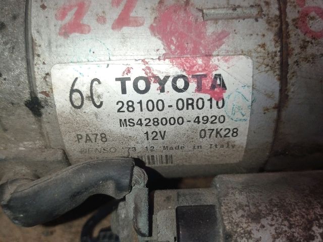 bontott TOYOTA AVENSIS T25 Önindító