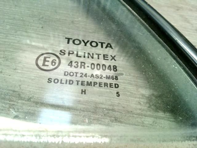 bontott TOYOTA AVENSIS T25 Bal C Oszlop Oldalablak Üveg