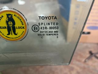 bontott TOYOTA AVENSIS T25 Bal első Ablak