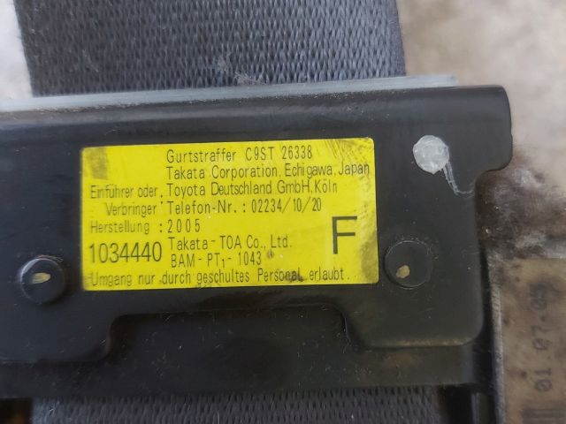 bontott TOYOTA AVENSIS T25 Bal első Biztonsági Öv