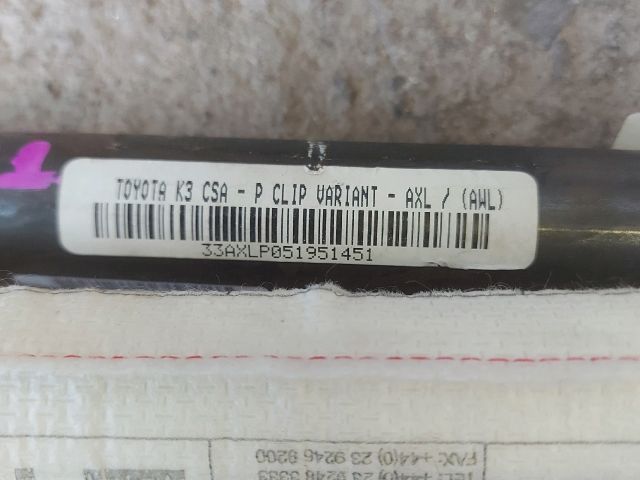 bontott TOYOTA AVENSIS T25 Bal első Függöny Légzsák