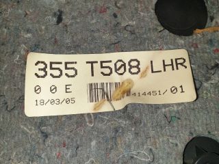 bontott TOYOTA AVENSIS T25 Bal hátsó Ajtó Kárpit