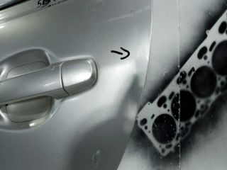 bontott TOYOTA AVENSIS T25 Bal hátsó Ajtó (Üres lemez)