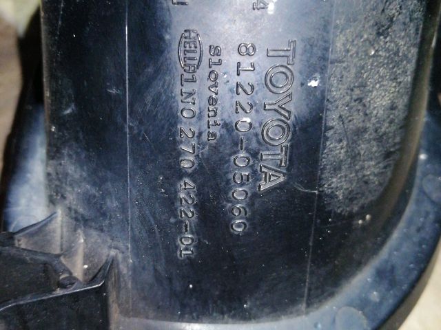 bontott TOYOTA AVENSIS T25 Bal Ködfényszóró