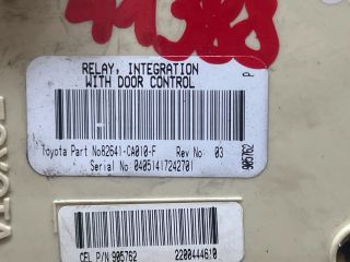 bontott TOYOTA AVENSIS T25 Biztosítéktábla Utastér