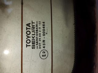 bontott TOYOTA AVENSIS T25 Hátsó Szélvédő