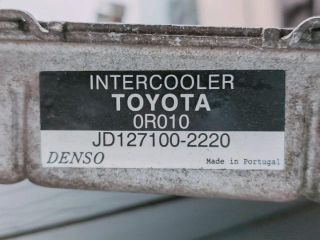 bontott TOYOTA AVENSIS T25 Intercooler