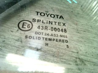 bontott TOYOTA AVENSIS T25 Jobb C Oszlop Oldalablak Üveg