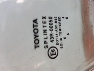 bontott TOYOTA AVENSIS T25 Jobb első Ablak