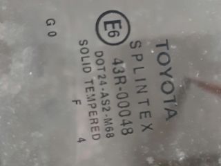 bontott TOYOTA AVENSIS T25 Jobb hátsó Ablak