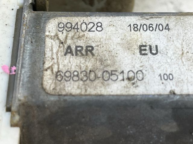 bontott TOYOTA AVENSIS T25 Jobb hátsó Ablakemelő Szerkezet (Elektromos)