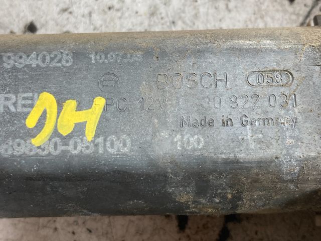 bontott TOYOTA AVENSIS T25 Jobb hátsó Ablakemelő Szerkezet (Elektromos)