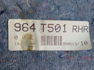 bontott TOYOTA AVENSIS T25 Jobb hátsó Ajtó Kárpit