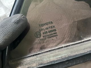 bontott TOYOTA AVENSIS T25 Jobb hátsó Fixüveg (Ajtóban)