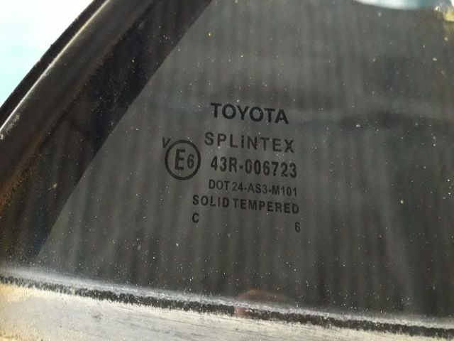 bontott TOYOTA AVENSIS T25 Jobb hátsó Fixüveg (Ajtóban)