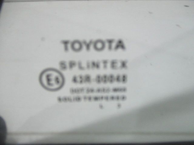 bontott TOYOTA AVENSIS T25 Jobb hátsó Fixüveg (Ajtóban)