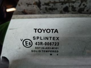 bontott TOYOTA AVENSIS T25 Jobb hátsó Fixüveg (Ajtóban)