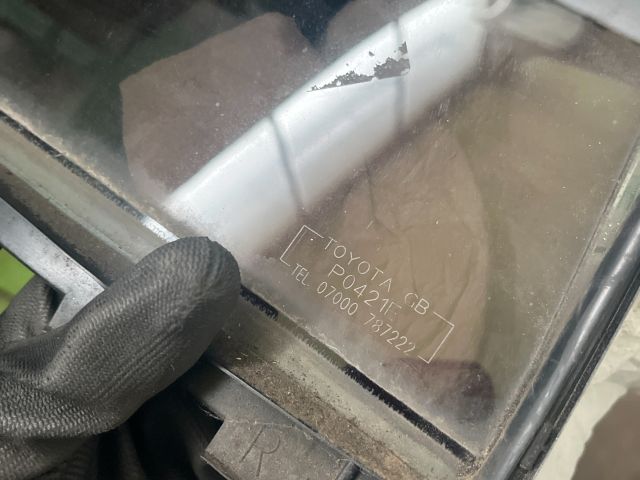 bontott TOYOTA AVENSIS T25 Jobb hátsó Fixüveg (Ajtóban)