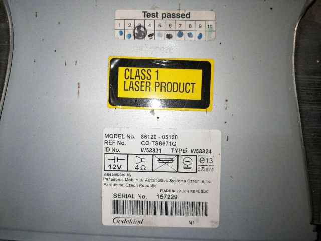 bontott TOYOTA AVENSIS T25 Középkonzol Vezérlő Panel