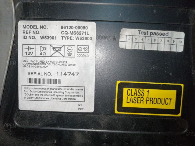 bontott TOYOTA AVENSIS T25 Középkonzol Vezérlő Panel