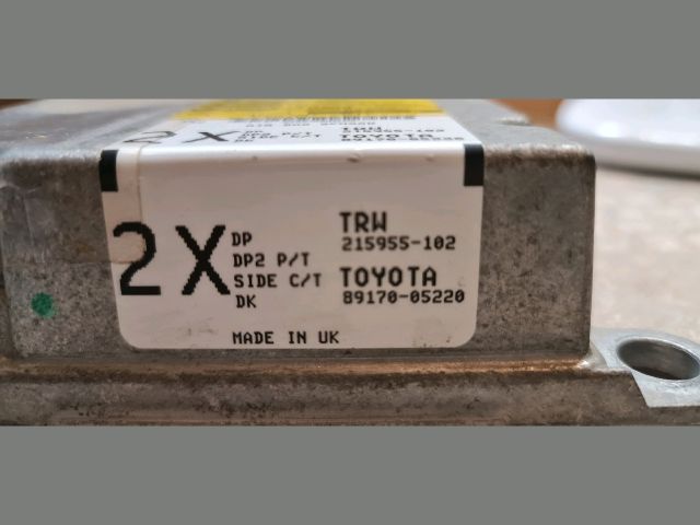 bontott TOYOTA AVENSIS T25 Légzsák Elektronika