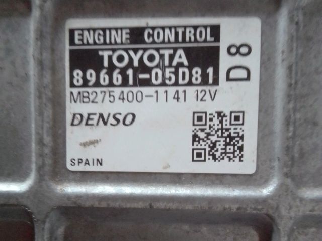 bontott TOYOTA AVENSIS T27 Motorvezérlő