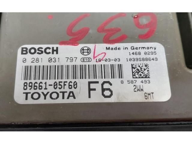 bontott TOYOTA AVENSIS T27 Motorvezérlő