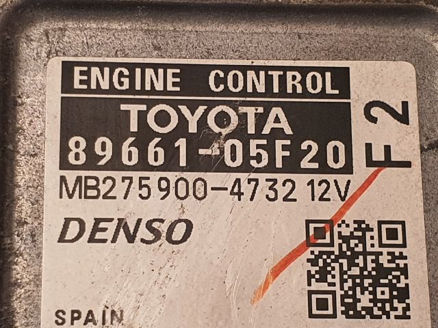 bontott TOYOTA AVENSIS T27 Motorvezérlő