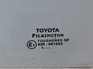 bontott TOYOTA AVENSIS T27 Bal első Ablak