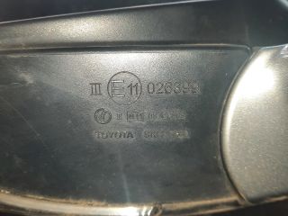 bontott TOYOTA AVENSIS T27 Bal Visszapillantó Tükör (Elektromos)