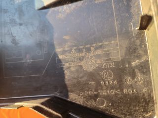 bontott TOYOTA AVENSIS T27 Biztosítéktábla Fedél