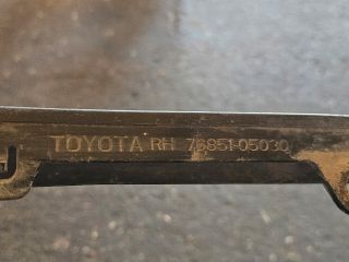 bontott TOYOTA AVENSIS T27 Jobb első Koptató