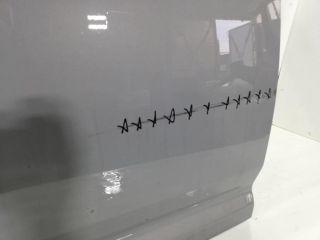 bontott TOYOTA AVENSIS T27 Jobb hátsó Ajtó (Üres lemez)