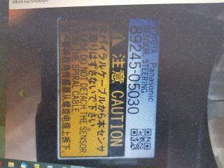 bontott TOYOTA AVENSIS T27 Kormányszög Jeladó