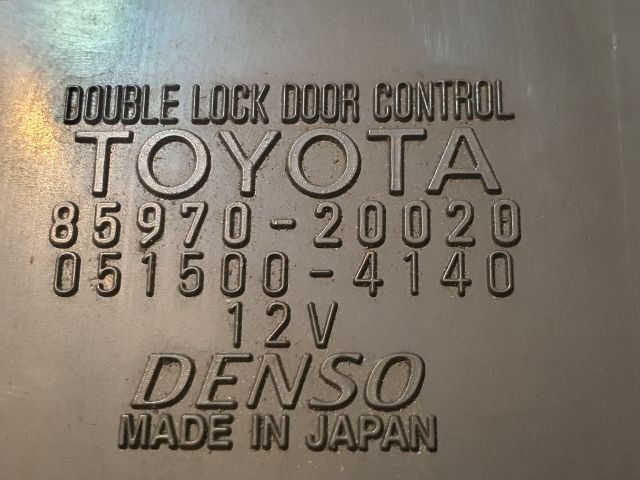 bontott TOYOTA AVENSIS T27 Központizár Elektronika