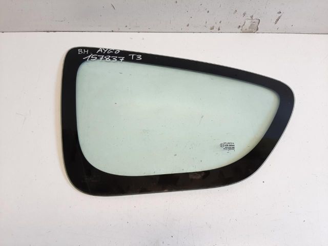 bontott TOYOTA AYGO Bal C Oszlop Oldalablak Üveg