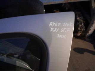 bontott TOYOTA AYGO Bal első Ajtó (Üres lemez)