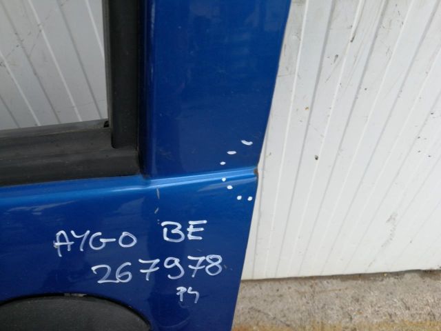 bontott TOYOTA AYGO Bal első Ajtó (Üres lemez)