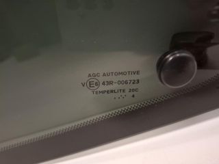 bontott TOYOTA AYGO Bal hátsó Fixüveg (Ajtóban)