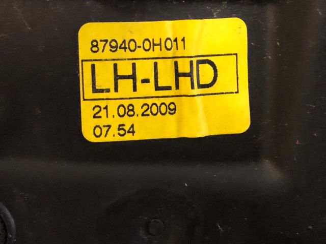 bontott TOYOTA AYGO Bal Visszapillantó Tükör (Mechanikus)