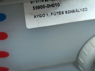 bontott TOYOTA AYGO Fűtéskapcsoló (manuális klímás)