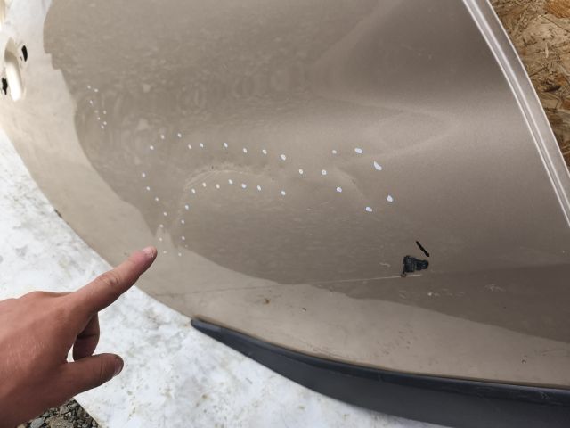 bontott TOYOTA AYGO Jobb hátsó Ajtó (Üres lemez)