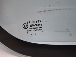 bontott TOYOTA AYGO Jobb hátsó Fixüveg (Ajtóban)