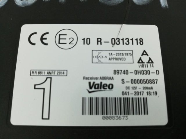 bontott TOYOTA AYGO Központizár Elektronika