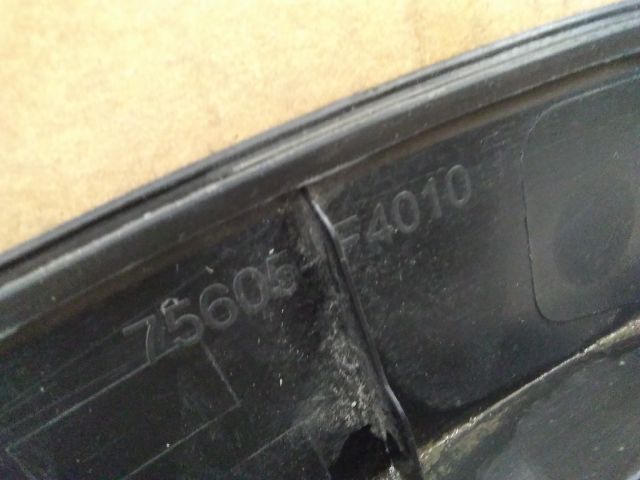 bontott TOYOTA C-HR Jobb hátsó Sárvédő Díszléc