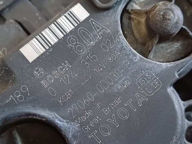 bontott TOYOTA COROLLA Generátor