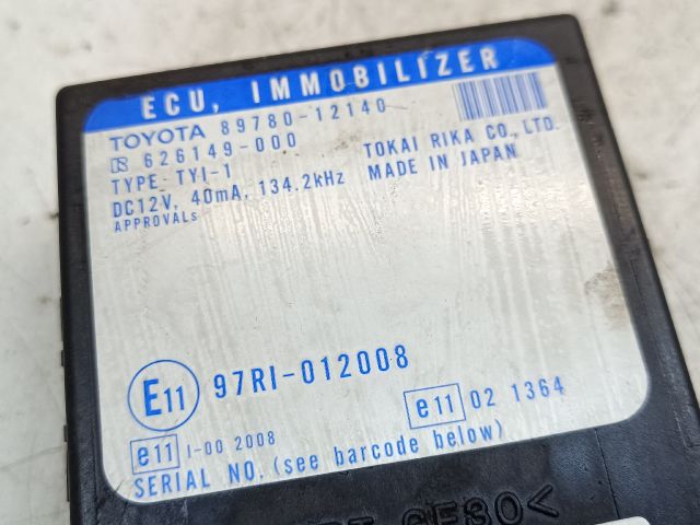 bontott TOYOTA COROLLA Immobilizer Elektronika