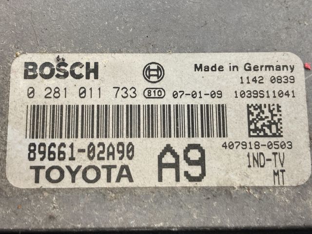 bontott TOYOTA COROLLA Motorvezérlő