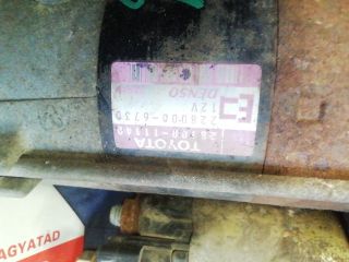 bontott TOYOTA COROLLA Önindító